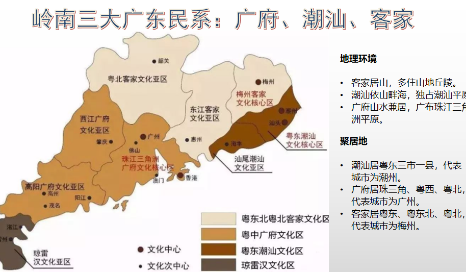 岭南地区地图